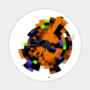 Mosaic Twist (Orange) Magnet